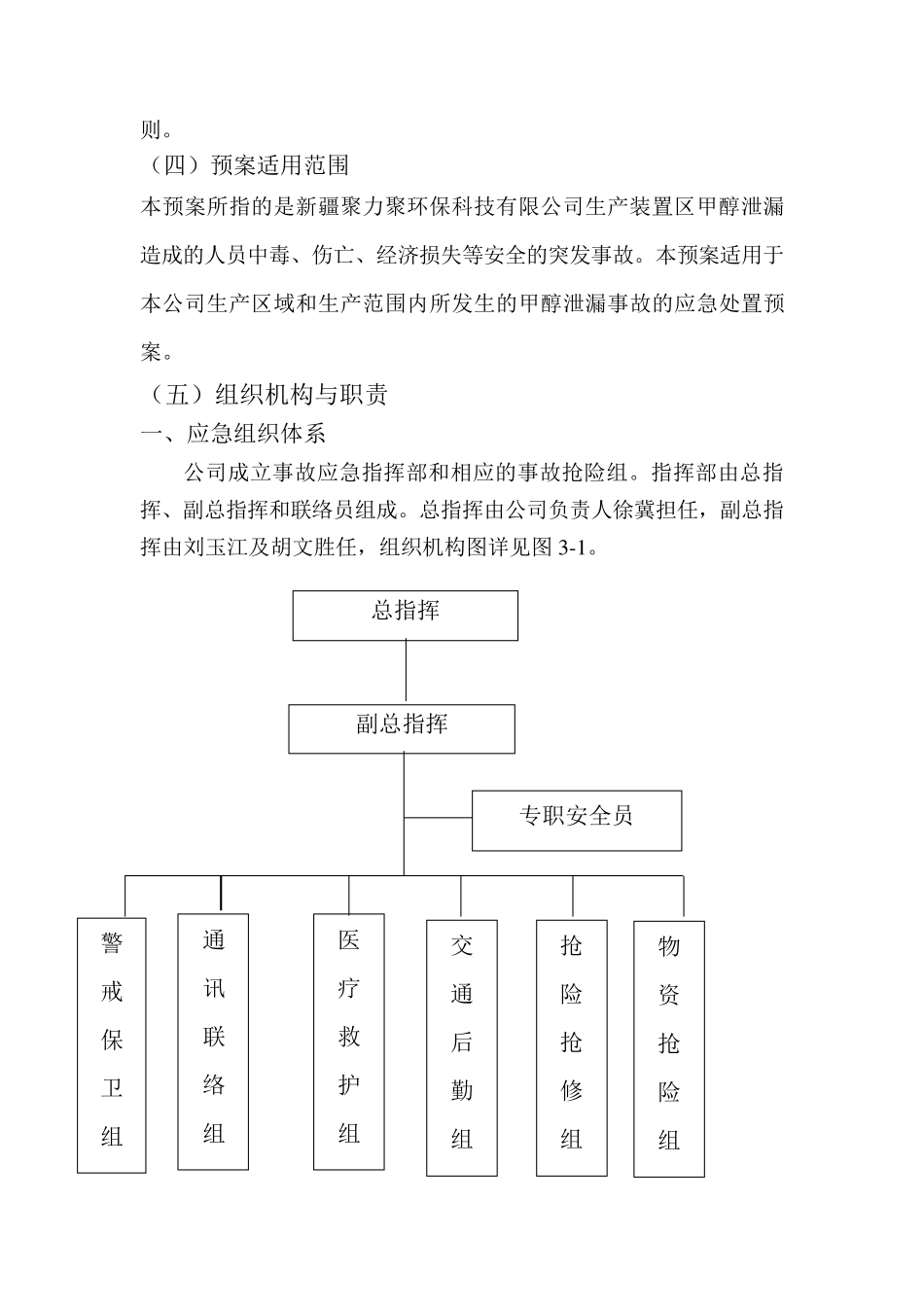 甲醇泄漏事故应急预案_第2页