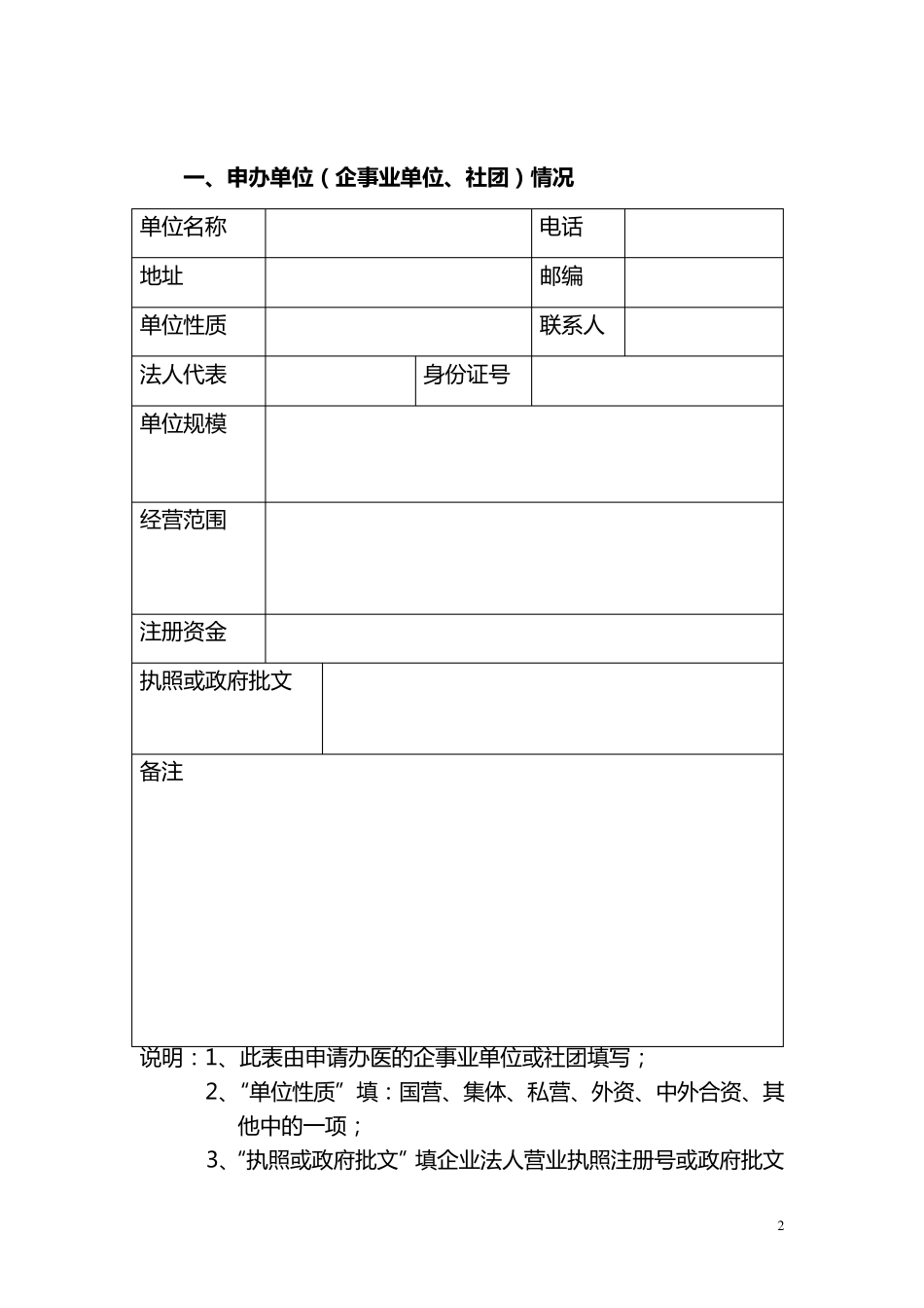 申办医疗机构可行性分析报告(范例)_第2页
