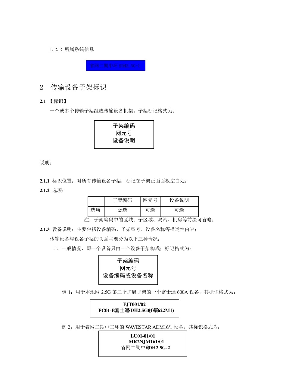 电信传输机房现场标识规范_第3页