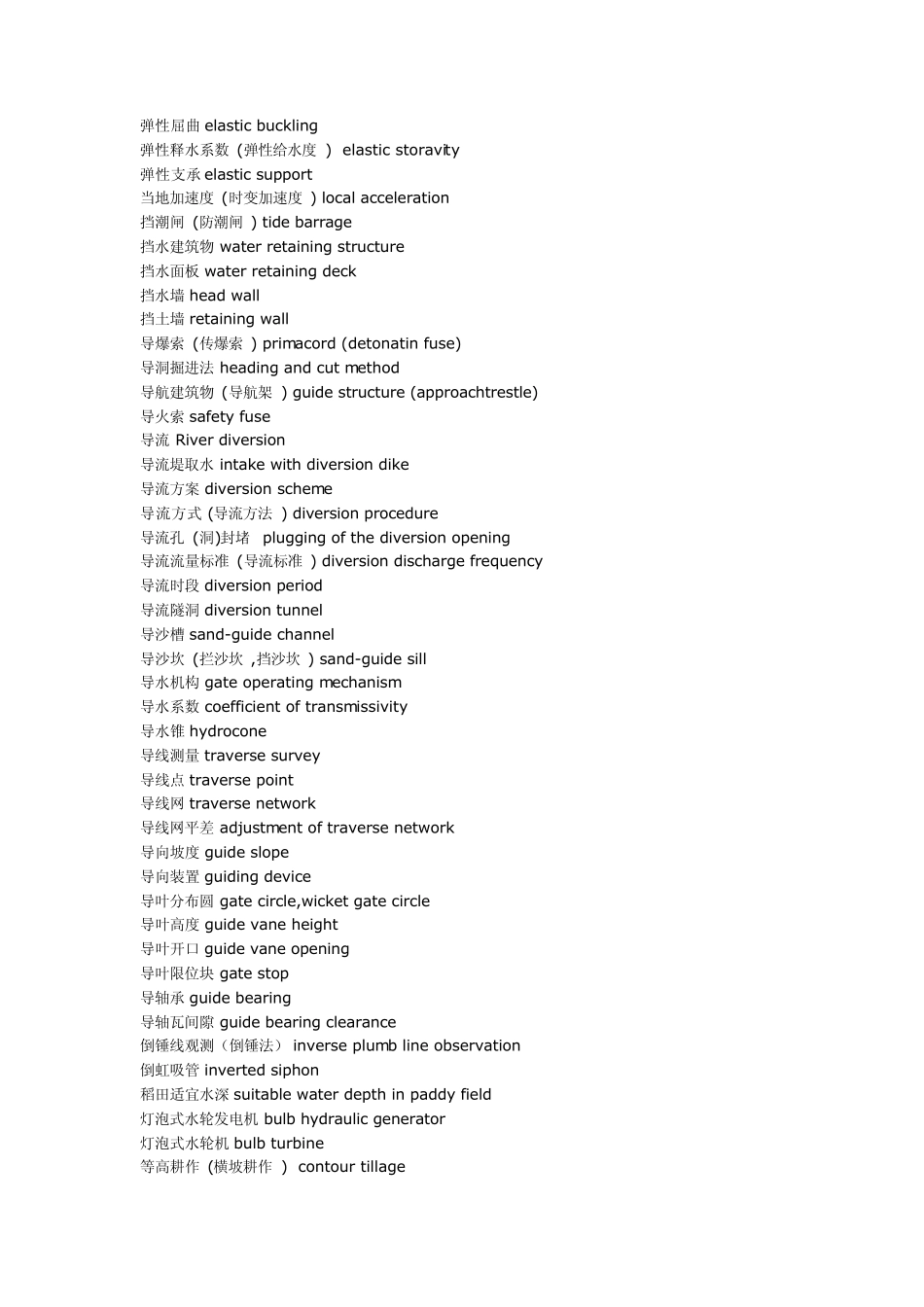电力专业术语英汉翻译_第3页