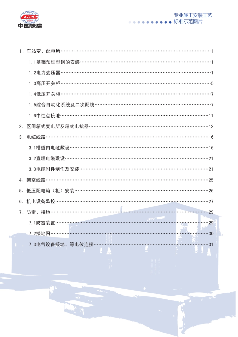 电力专业主要施工项目安装工艺标准图片_第1页