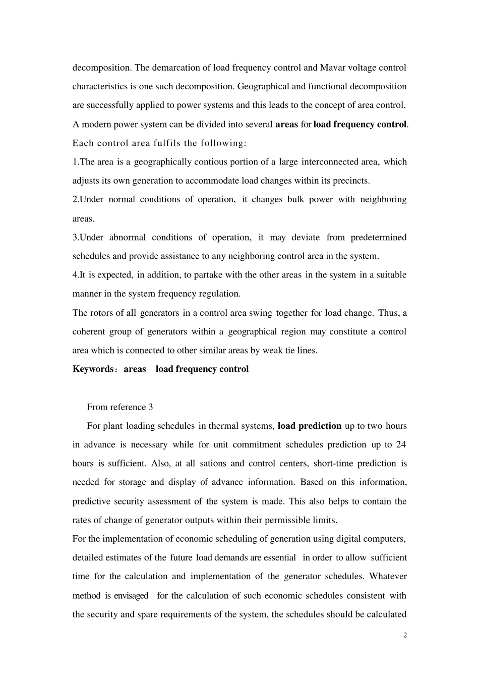 电力专业英语英文文献翻译报告_第2页