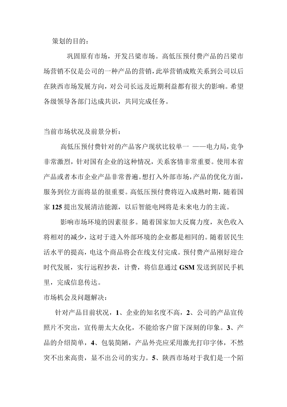 电力产品销售策划方案_第2页