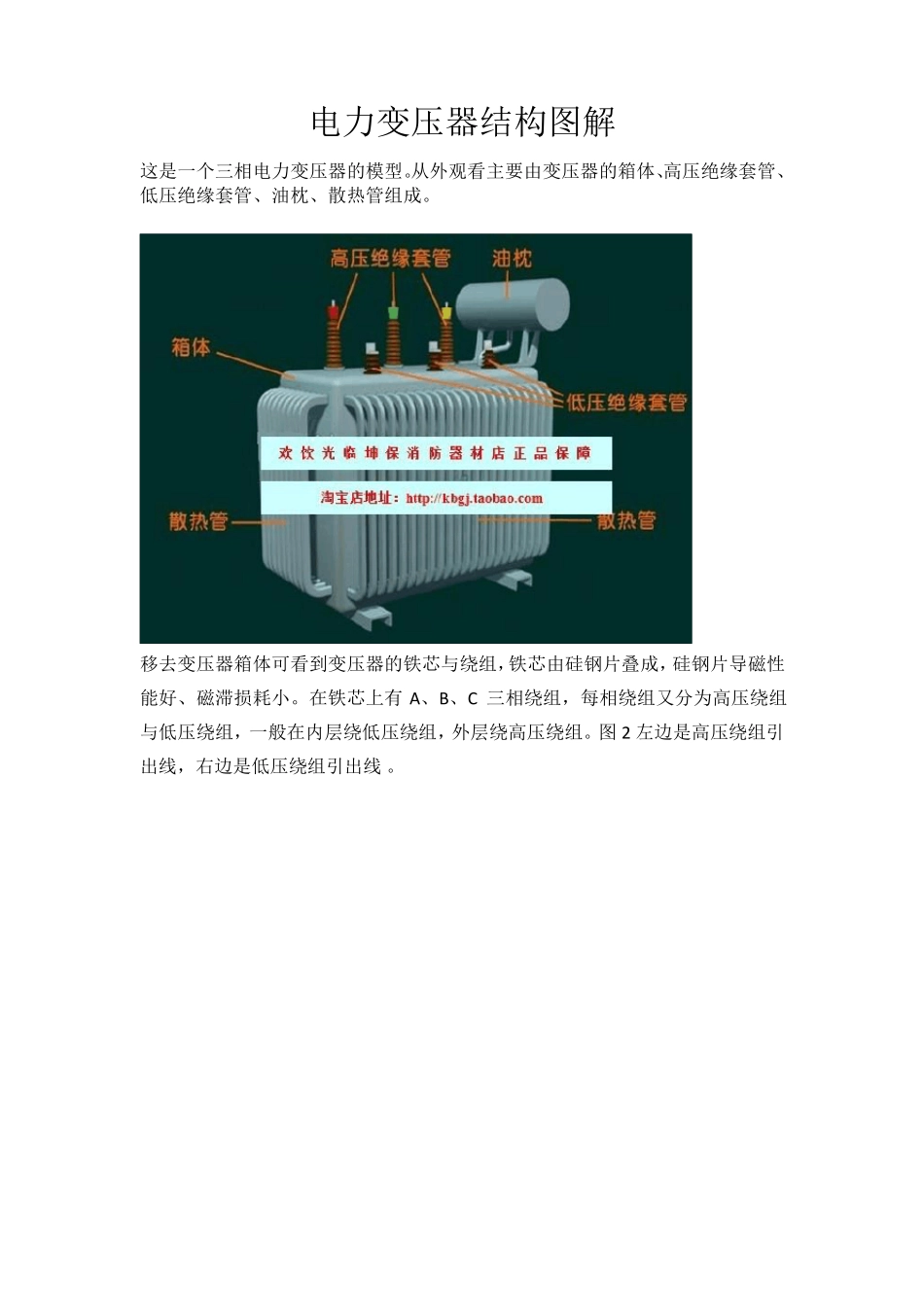 电力变压器结构图解_第1页