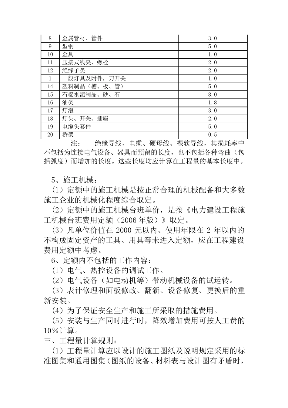 电力建设工程预算定额_第3页