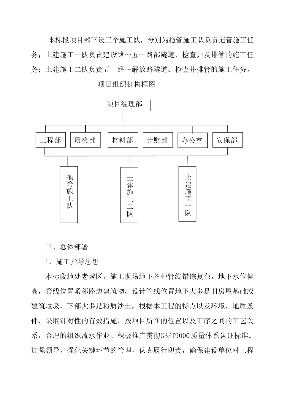 电力排管施工组织设计_第3页