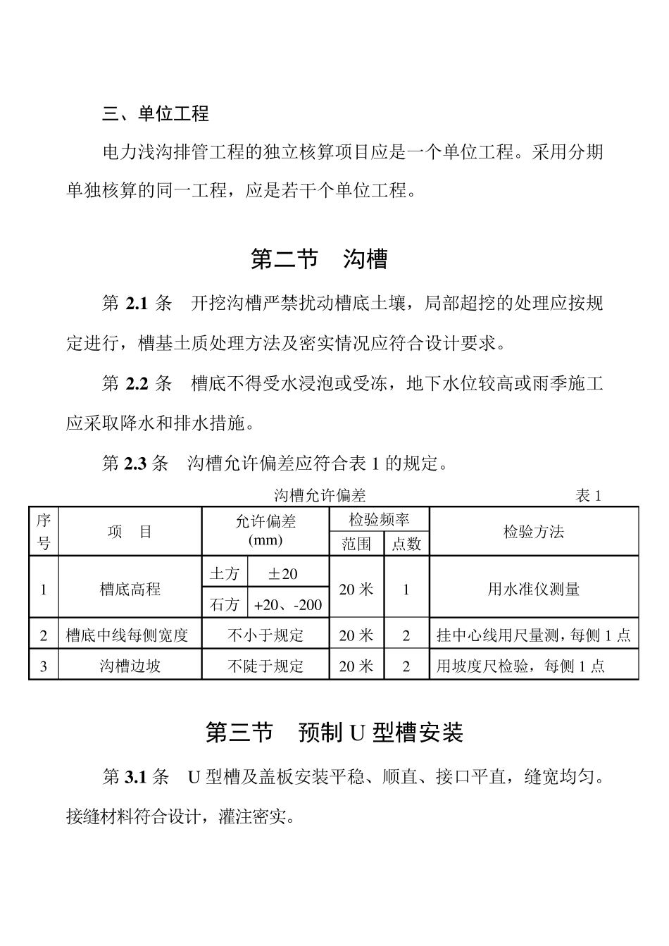电力浅沟排管工程质量检查及验收指南_第2页