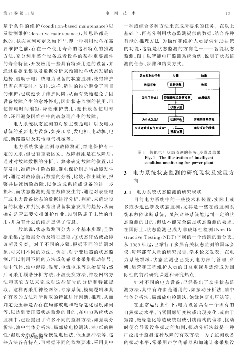 电力系统设备状态监测的概念及现状_第2页