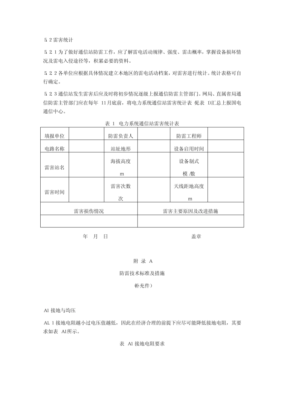 电力系统通信站防雷运行管理规程_第3页