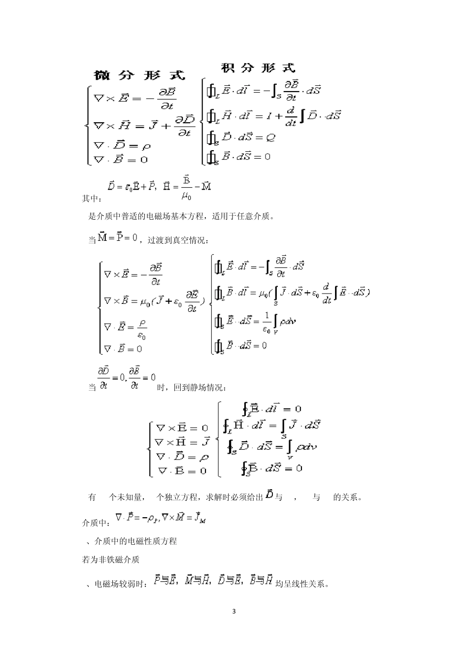 电动力学知识总结_第3页