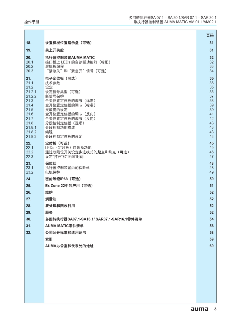电动多回转执行器操作说明书_第3页