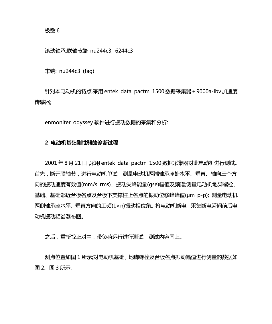 电动机三种典型振动故障的诊断_第2页