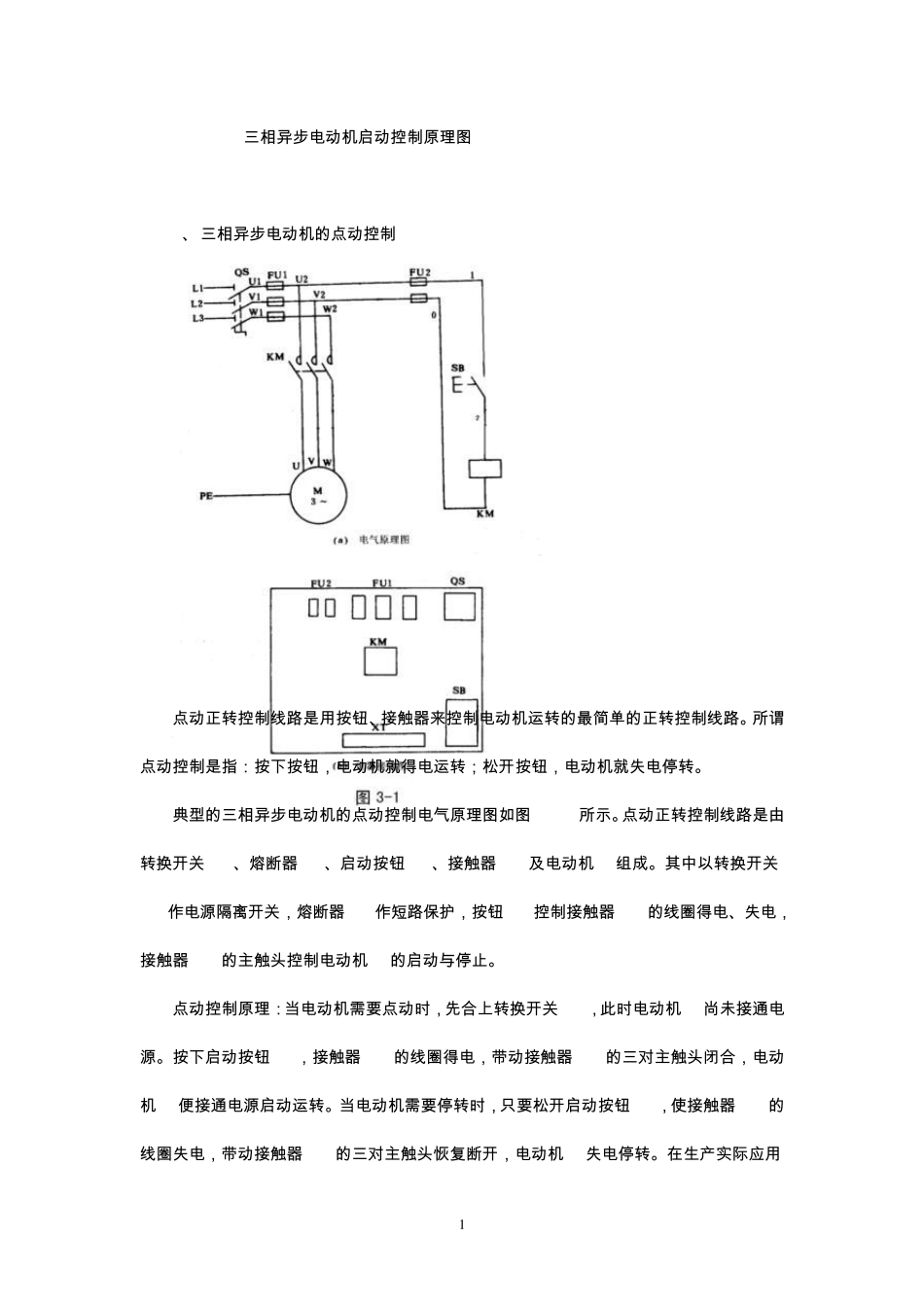 电动机控制原理图_第1页