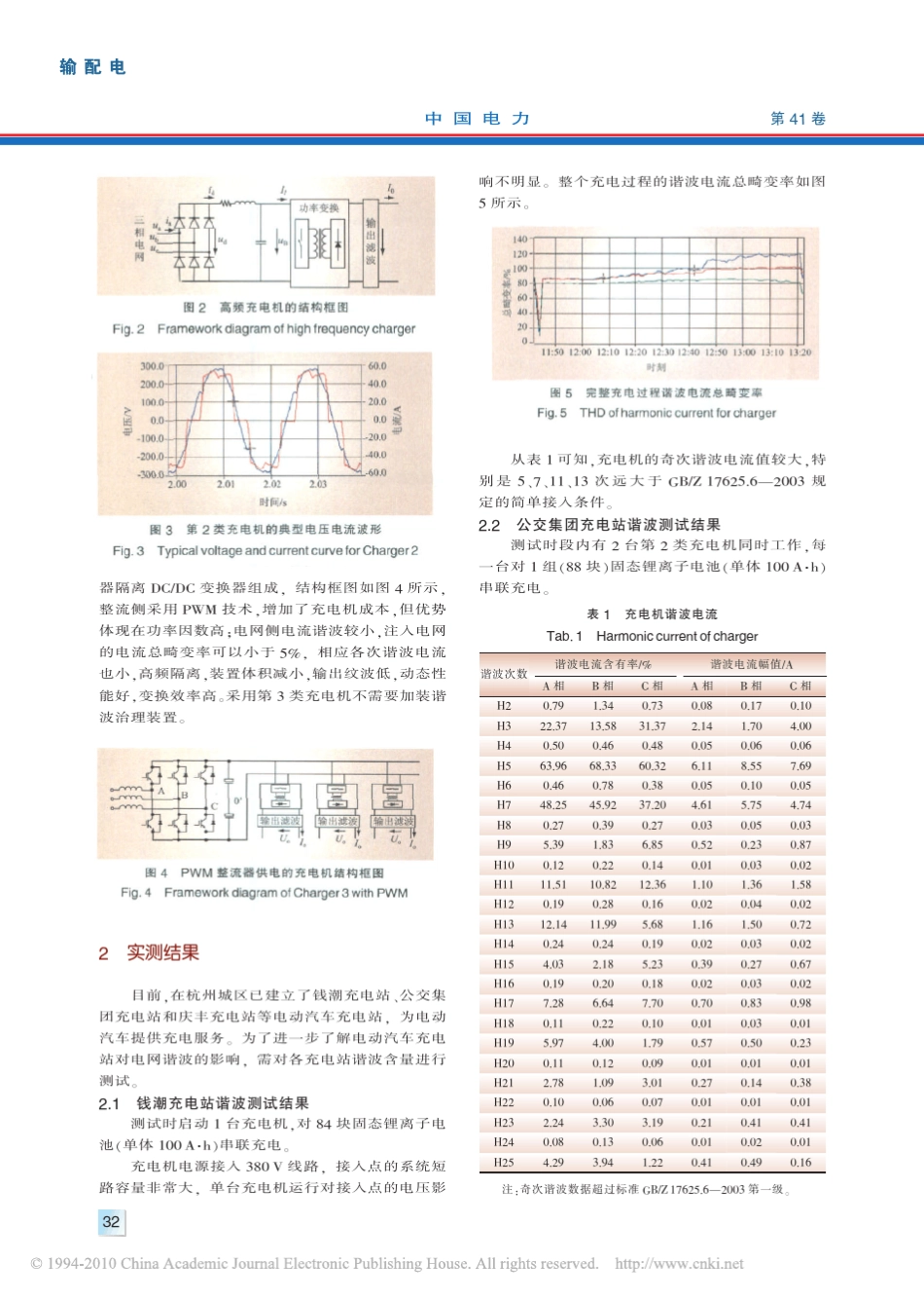 电动汽车充电站对电网谐波的影响分析_第2页