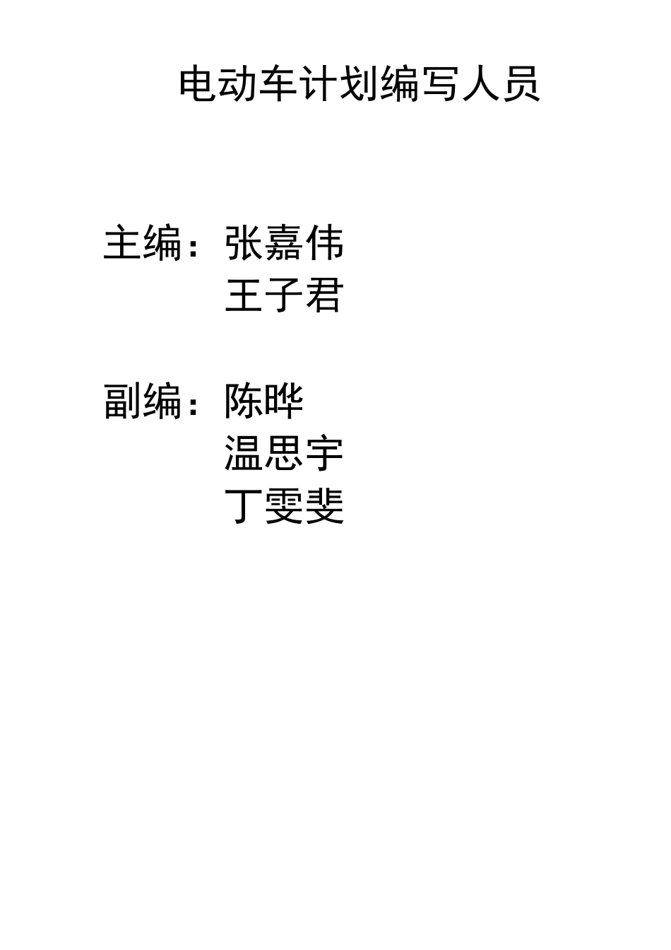 电动车创业计划书_第2页