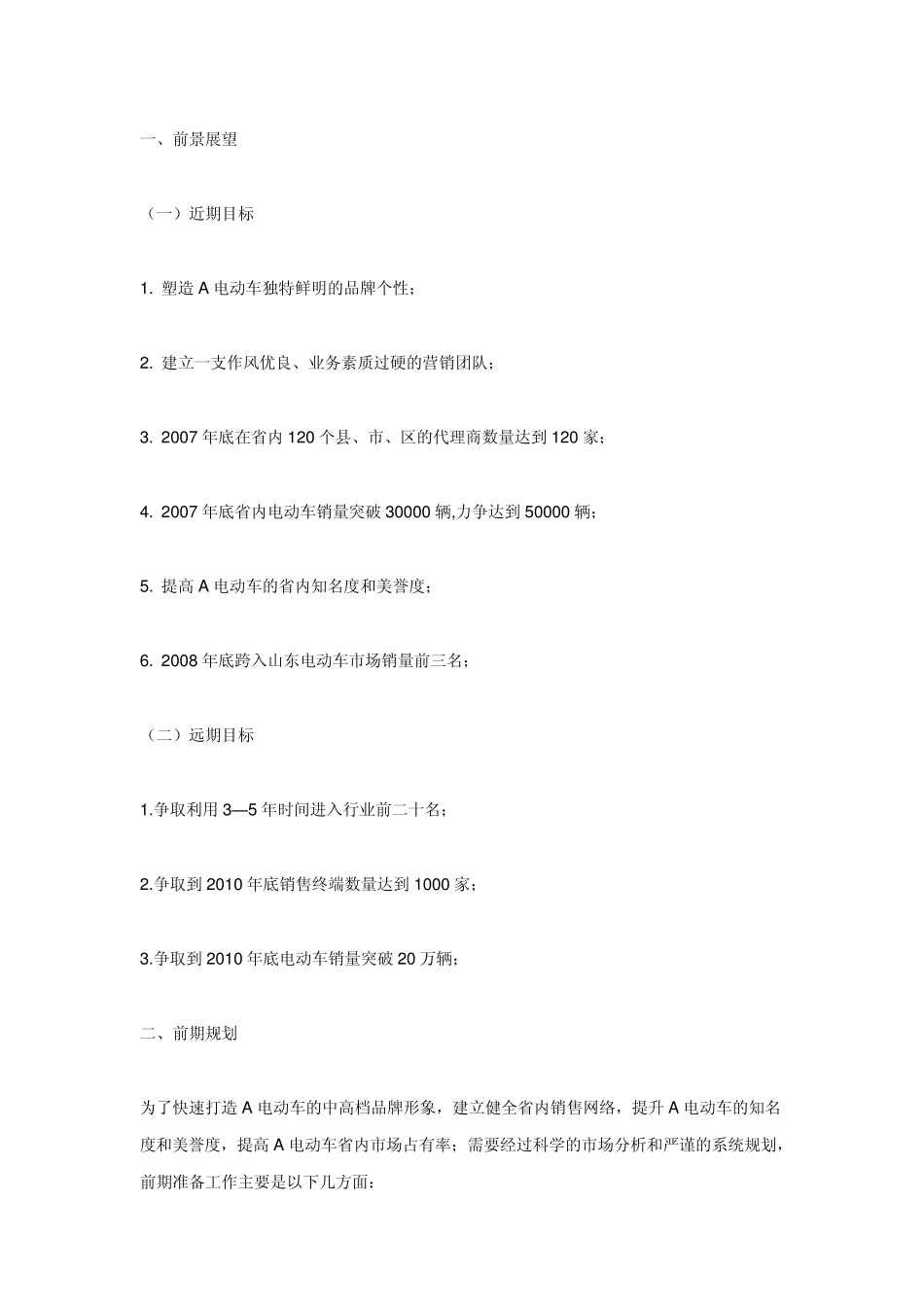 电动车山东市场推广方案_第2页