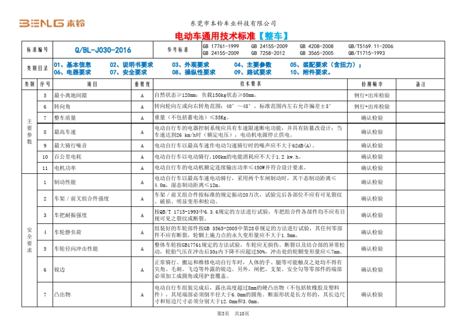 电动车通用技术标准[整车]_第3页