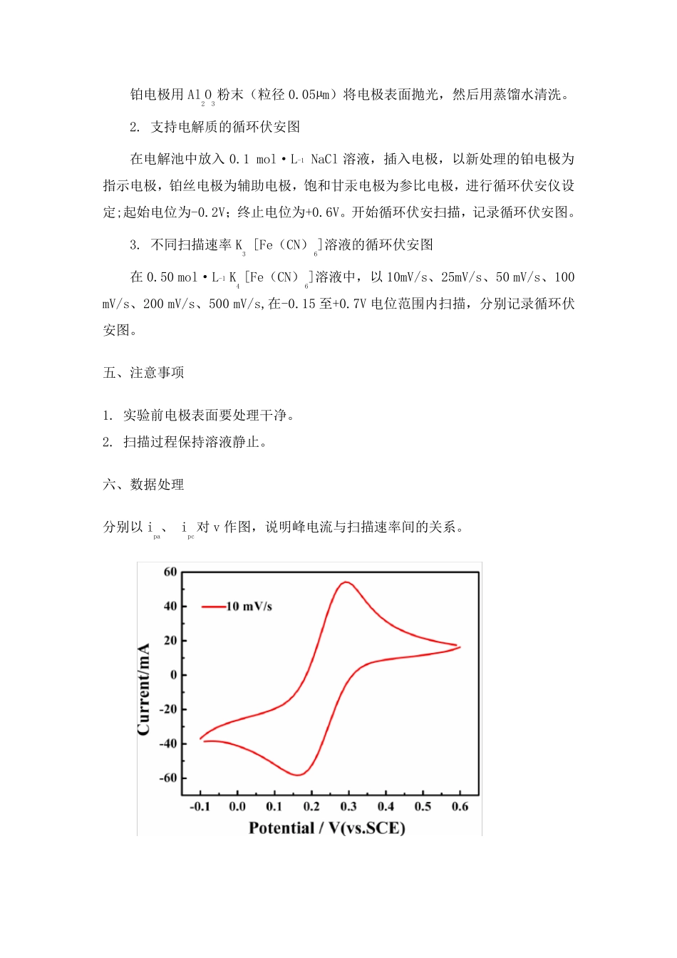 电化学测量技术实验报告_第3页
