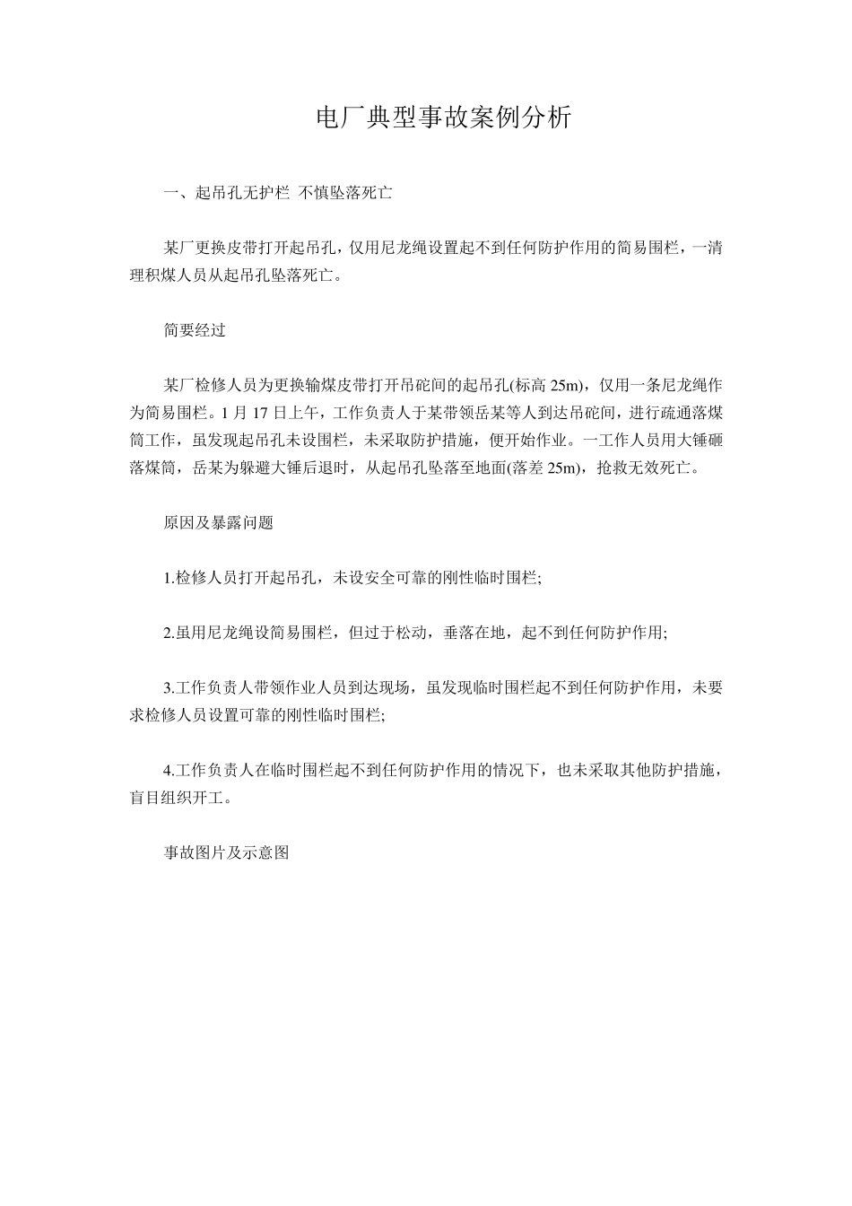 电厂典型事故案例分析_第1页