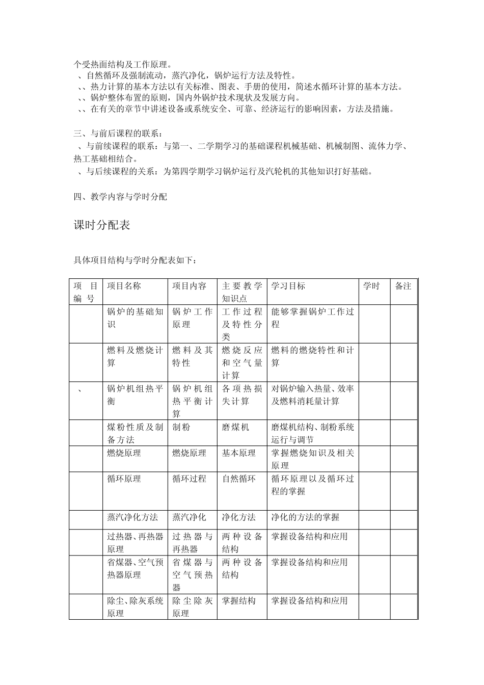 电厂锅炉课程标准_第3页