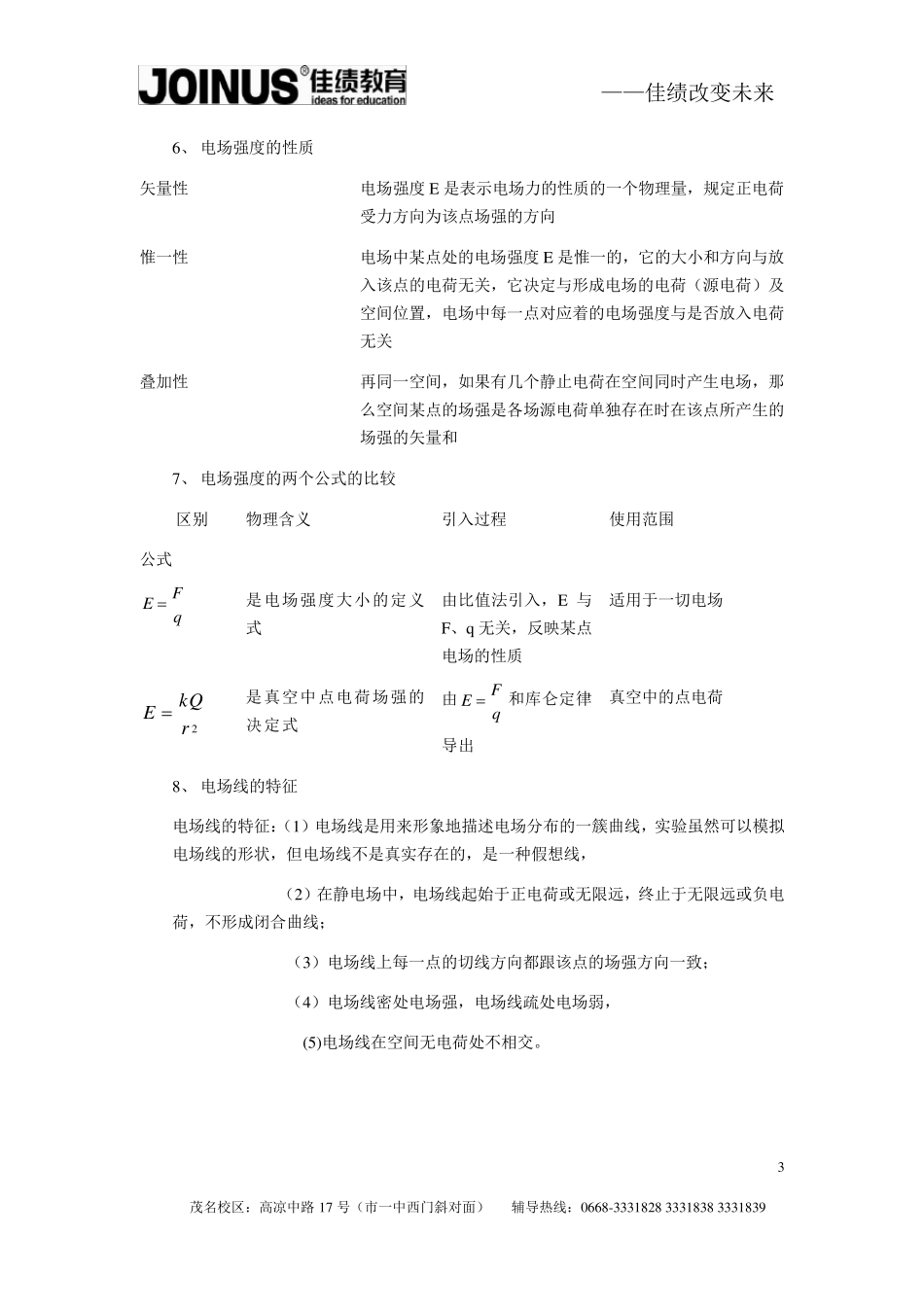 电场知识点总结_第3页