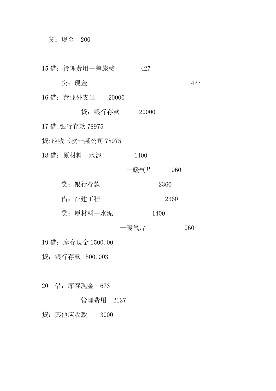 电大2012会计模拟实验答案_第3页