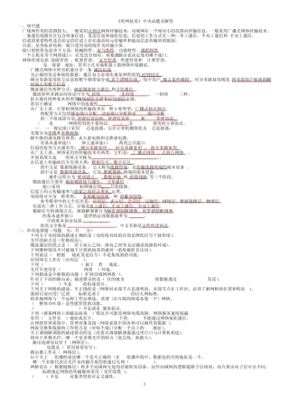 电大组网技术历年试题汇总