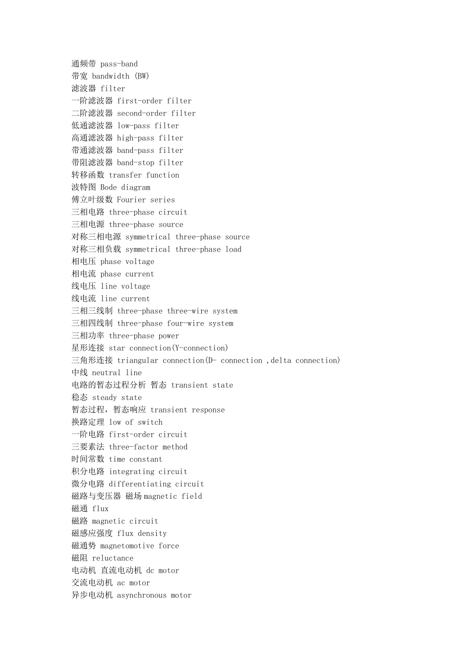 电子专业英语单词汇总_第3页