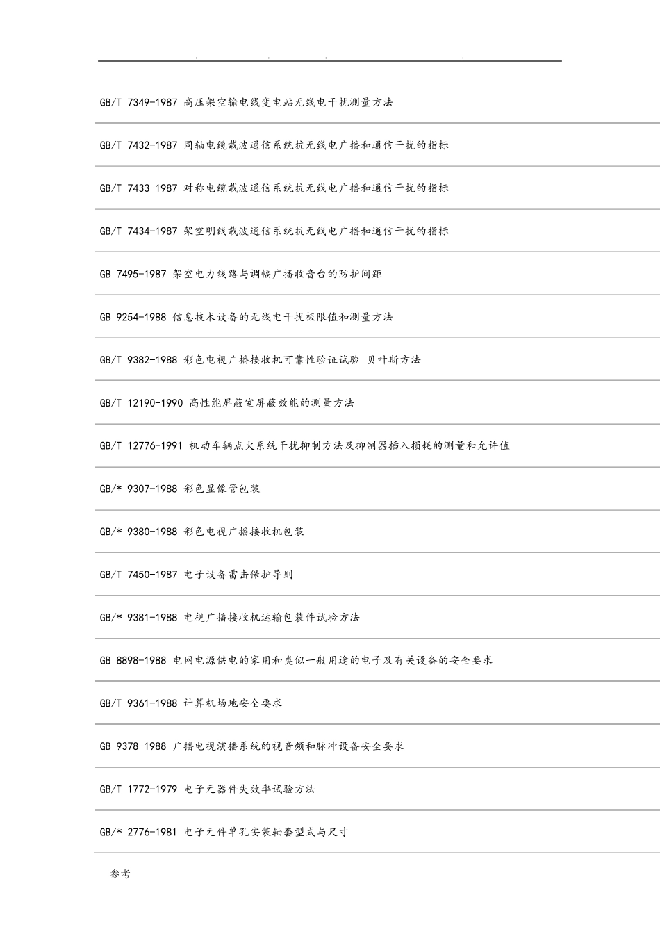电子产品可靠性试验国家标准清单_第3页