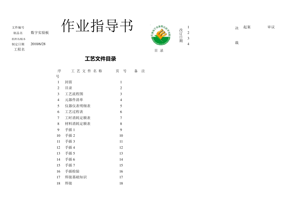 电子产品工艺作业指导书装配报告_第3页