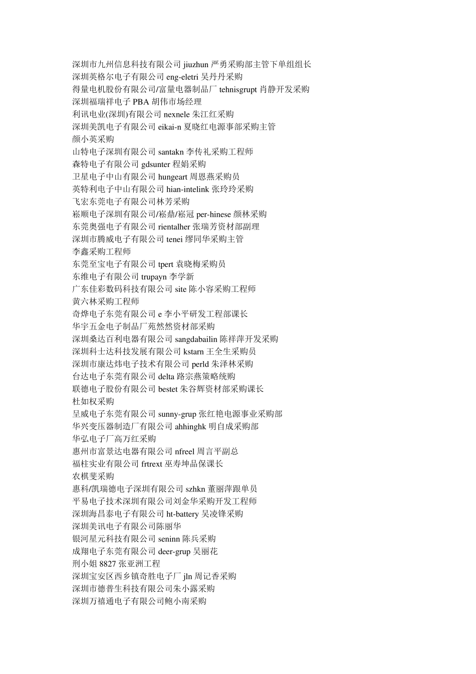 电子公司采购资料_第2页