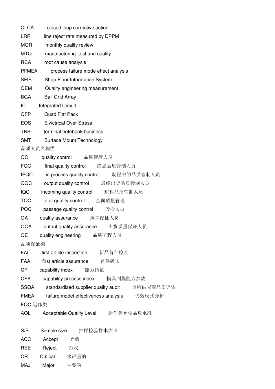 电子厂专业术语_第3页