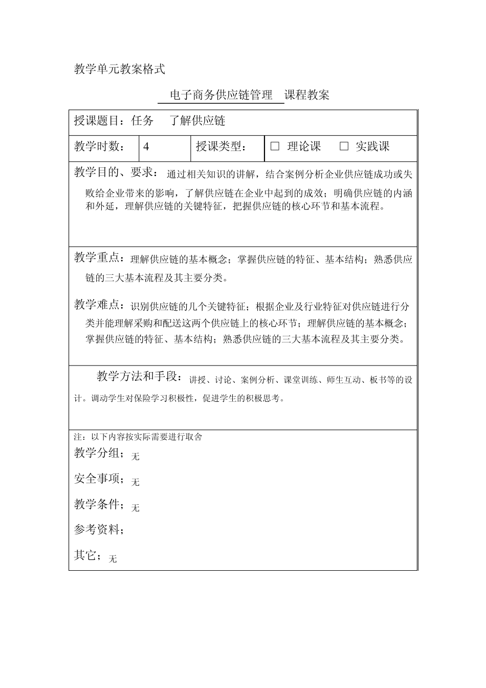 电子商务供应链管理教案14节_第2页