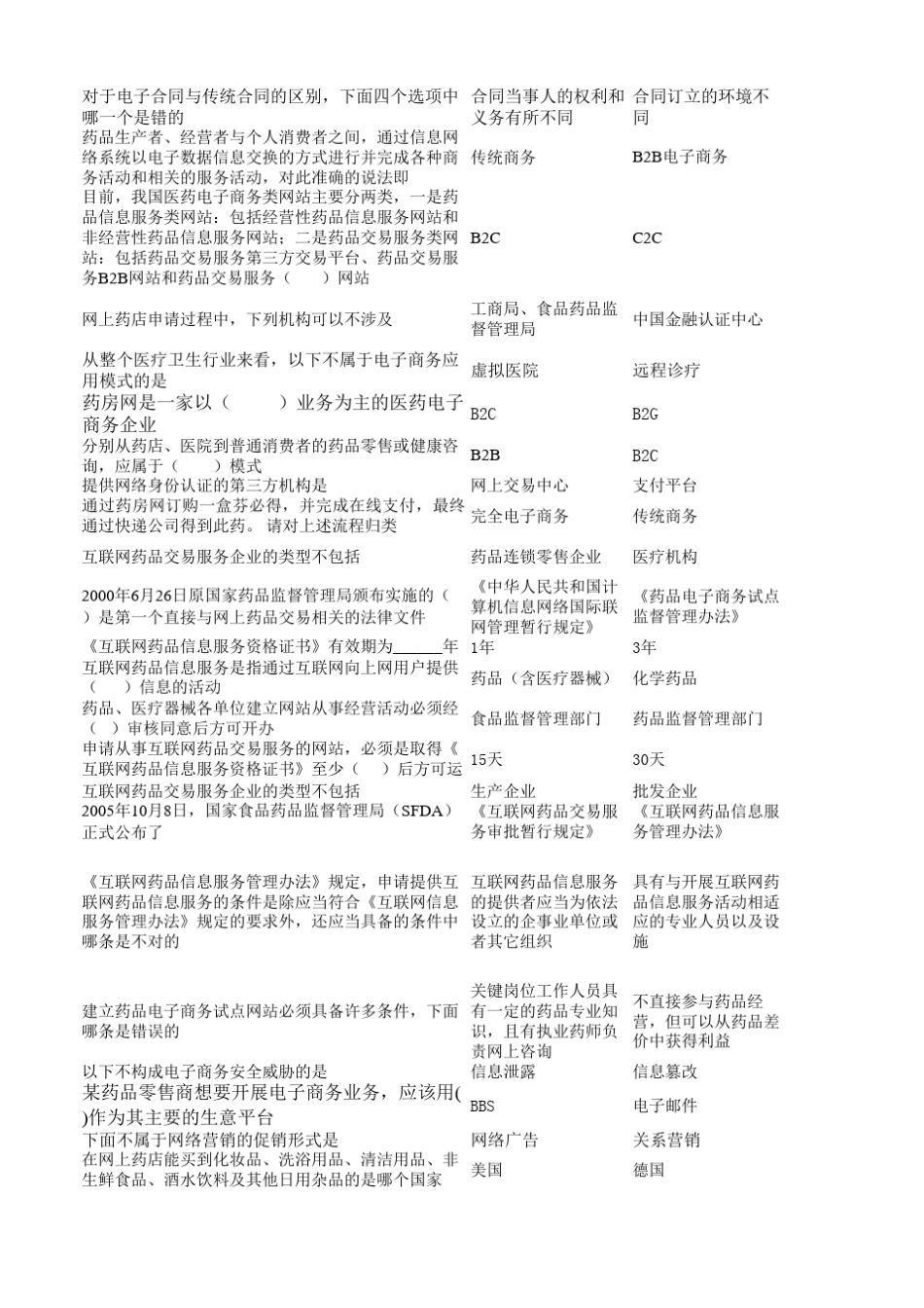 电子商务单选题_第3页