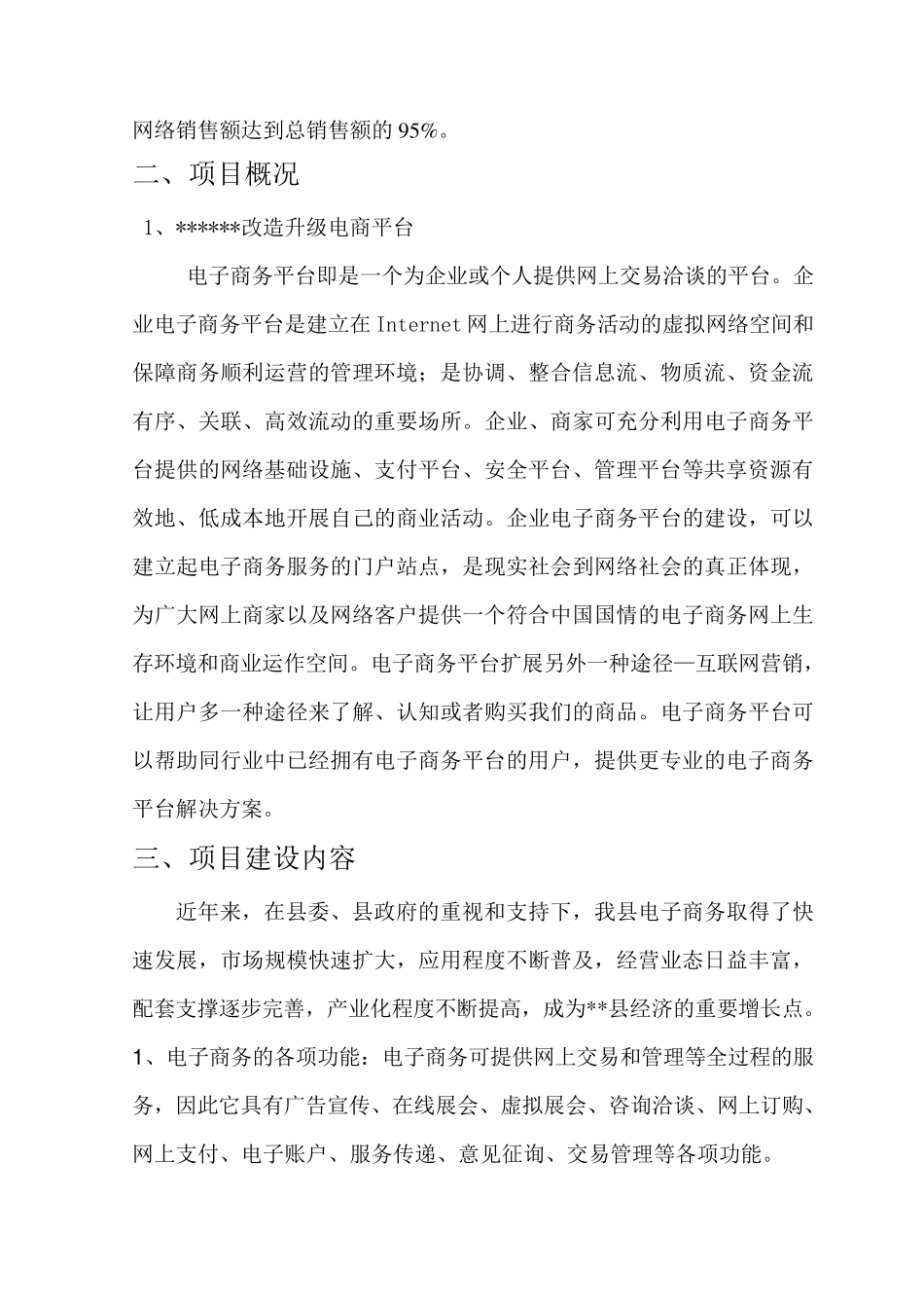 电子商务发展(改造升级电商平台)项目申报书_第3页