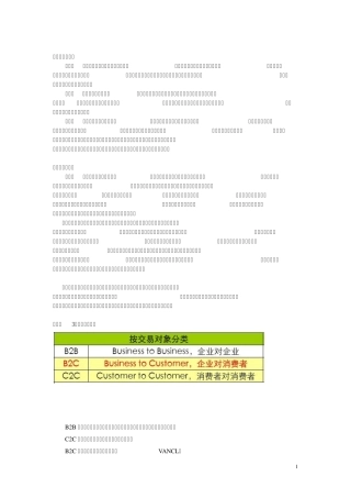 电子商务网站分析