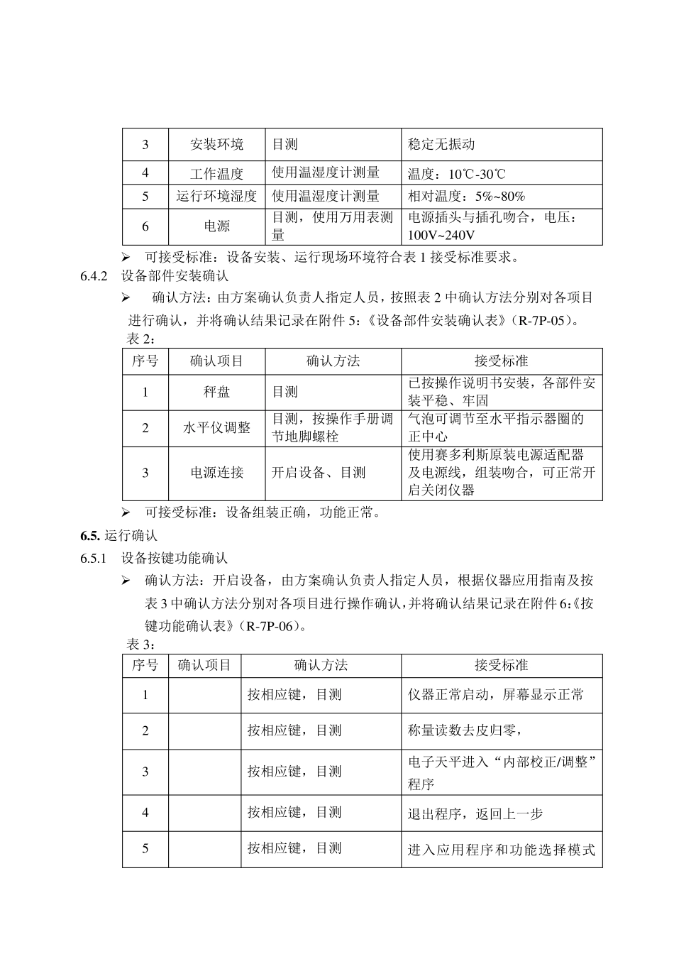 电子天平验证确认方案_第3页