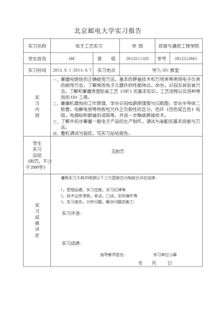 电子工艺实习_机器狗
