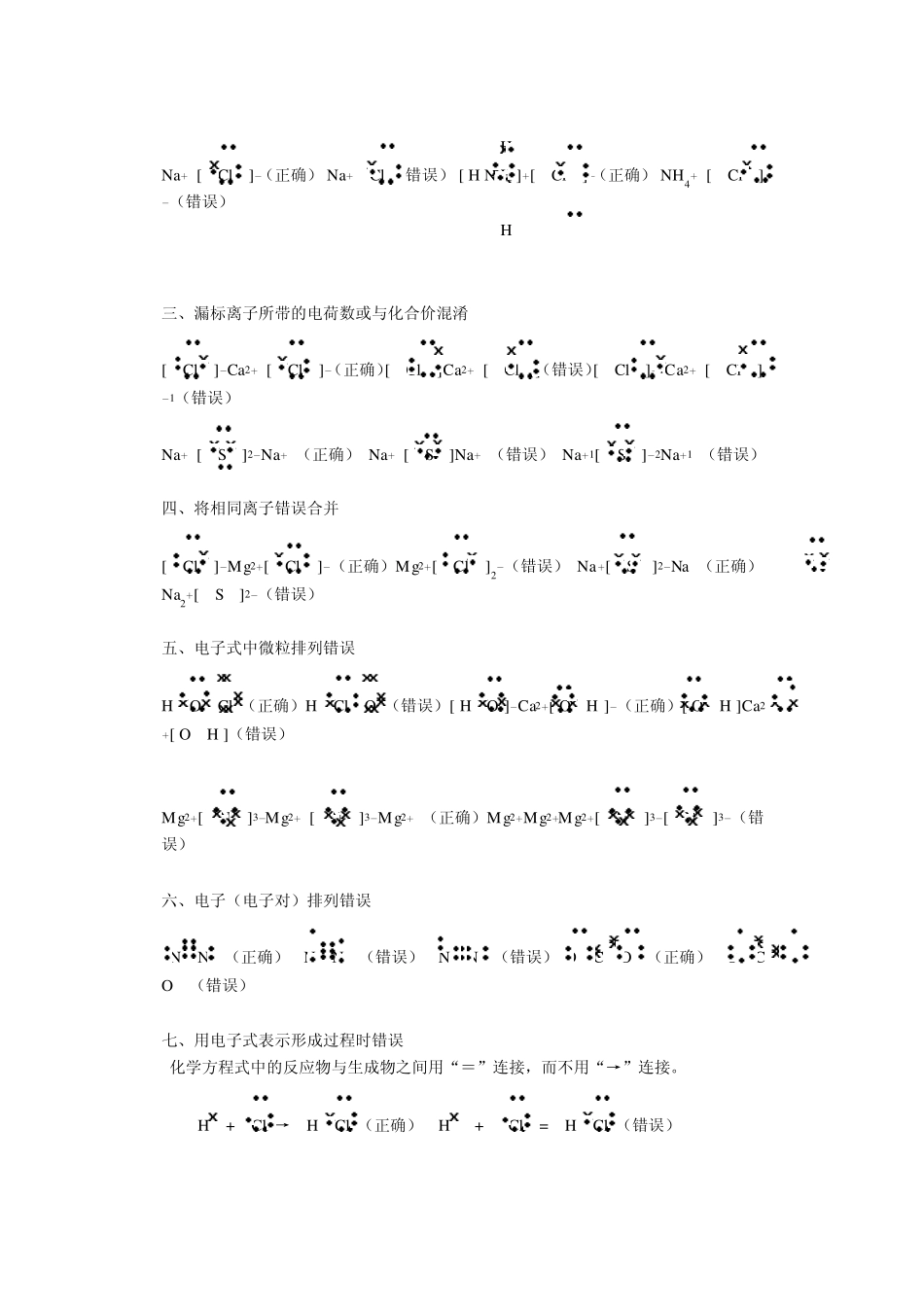 电子式的书写_第3页