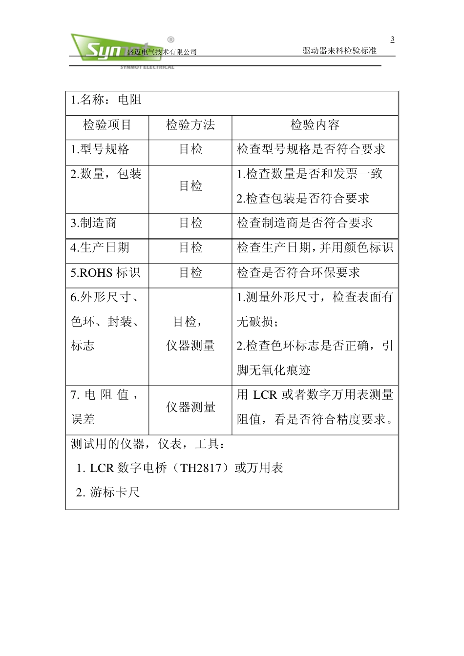 电子来料检验标准_第3页