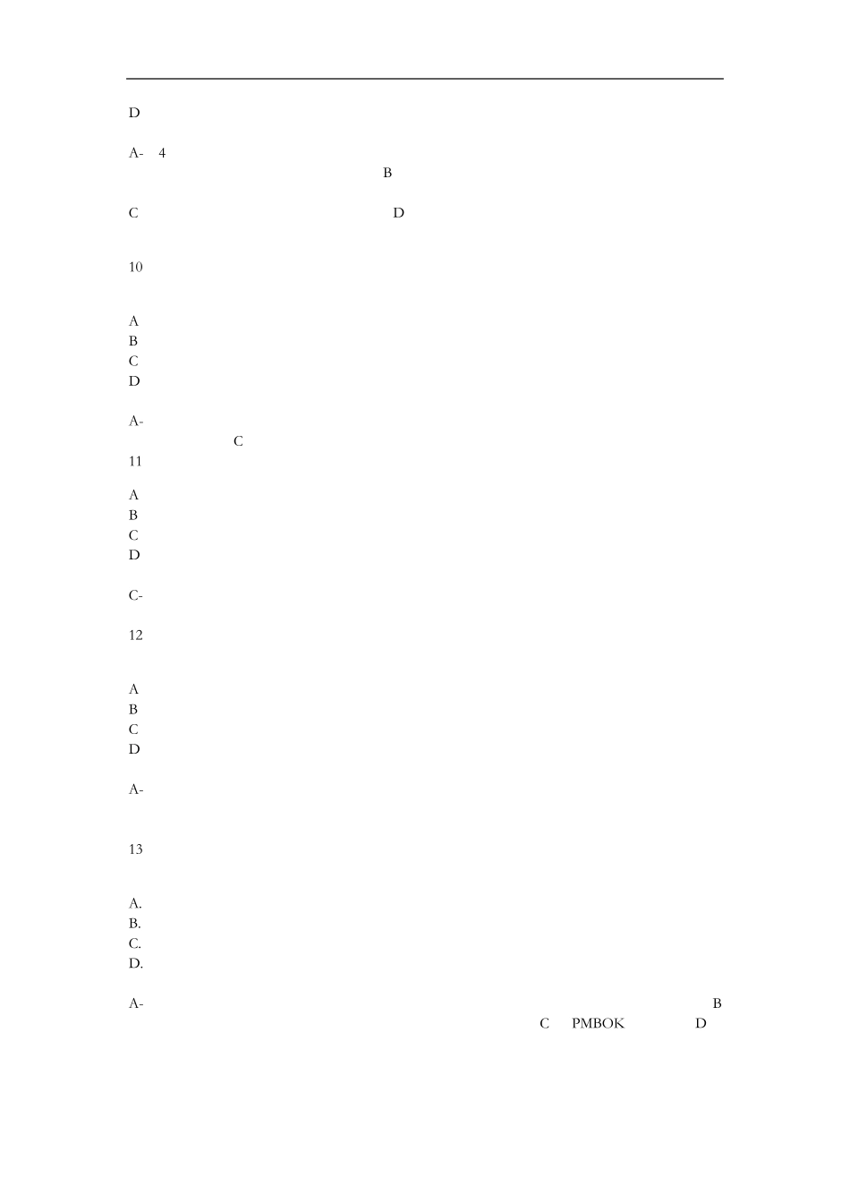 电子版PMP模拟题答案与解释_第3页