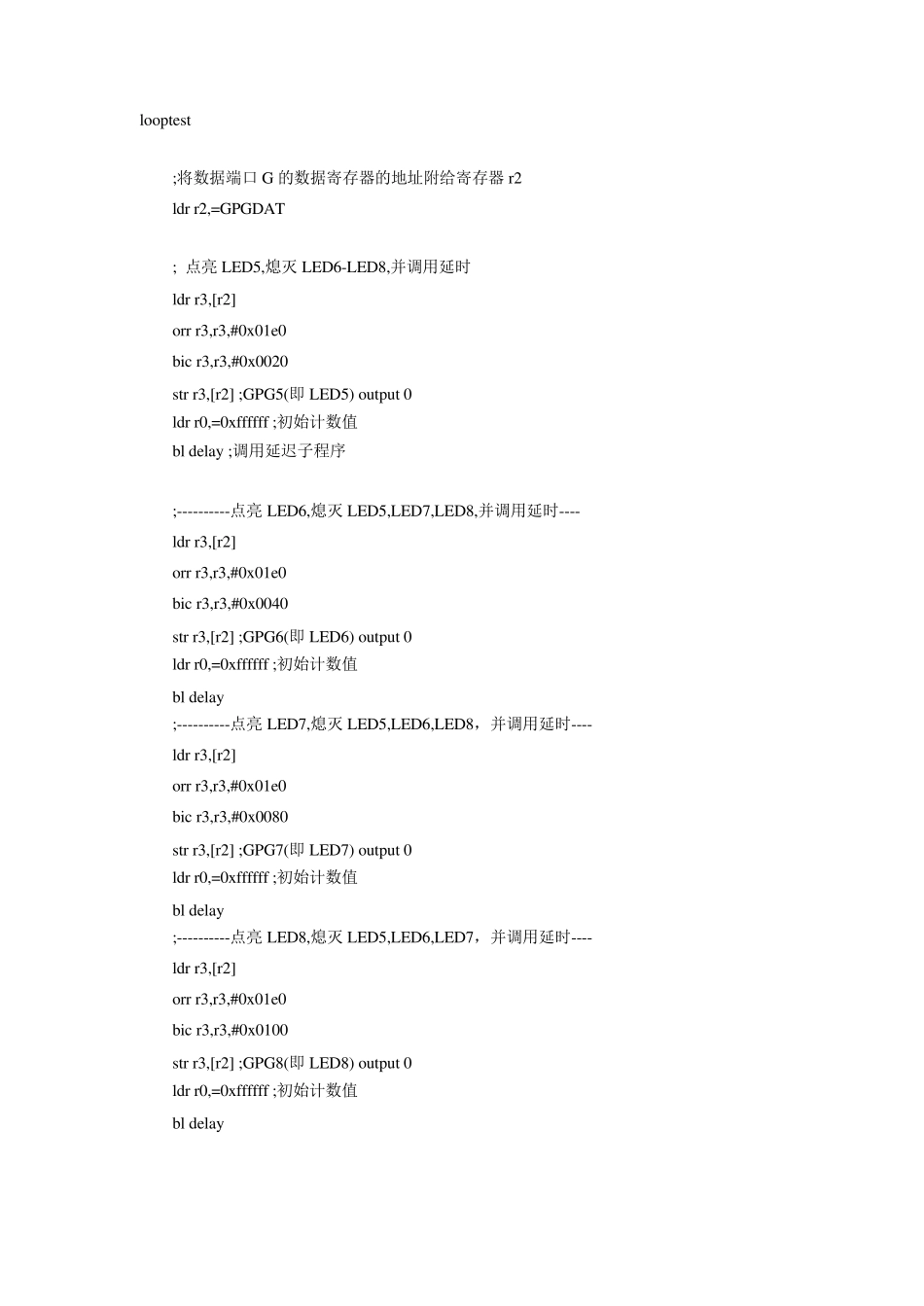 电子科技大学微机实验报告实验2_第3页