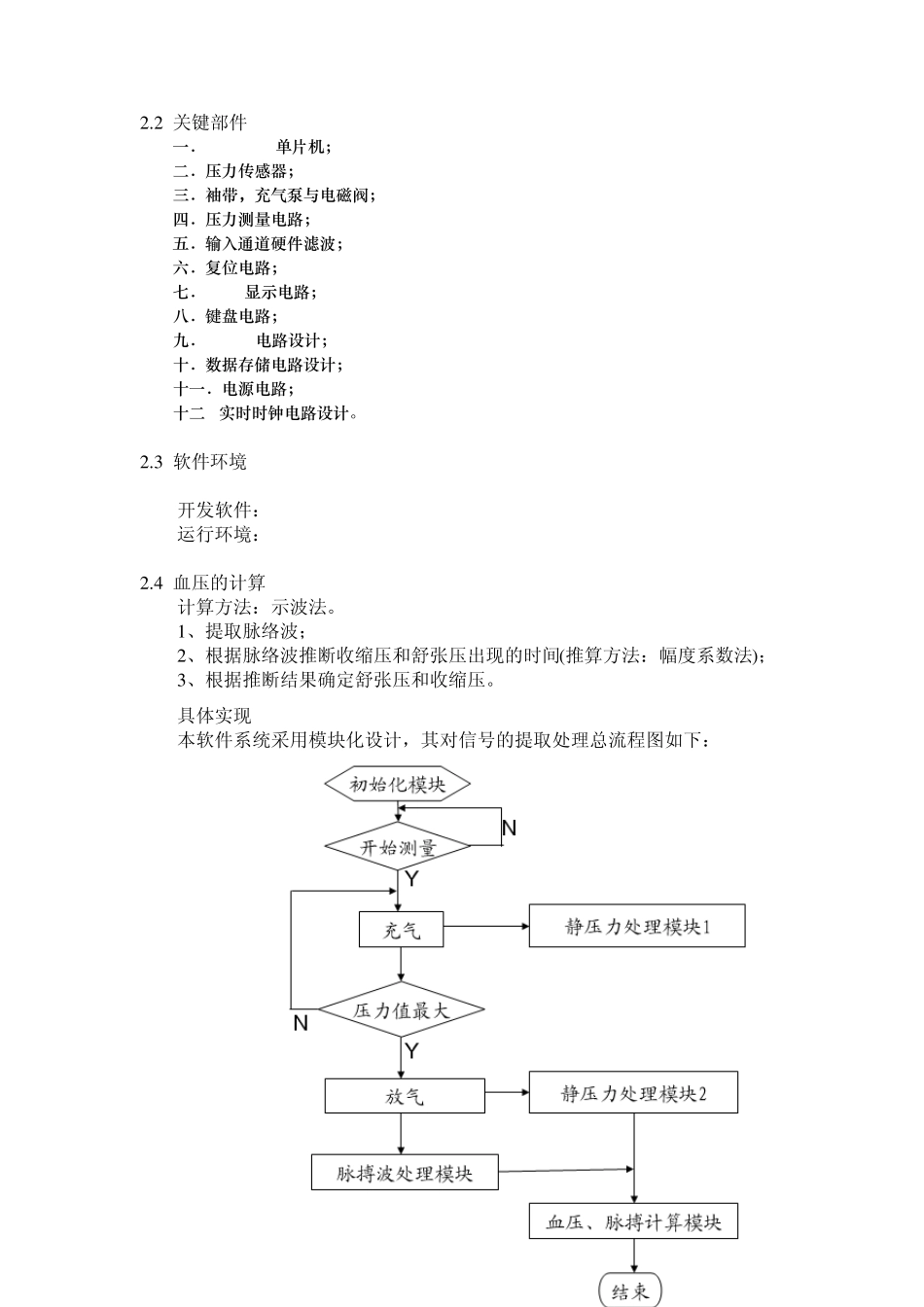 电子血压计设计方案_第3页