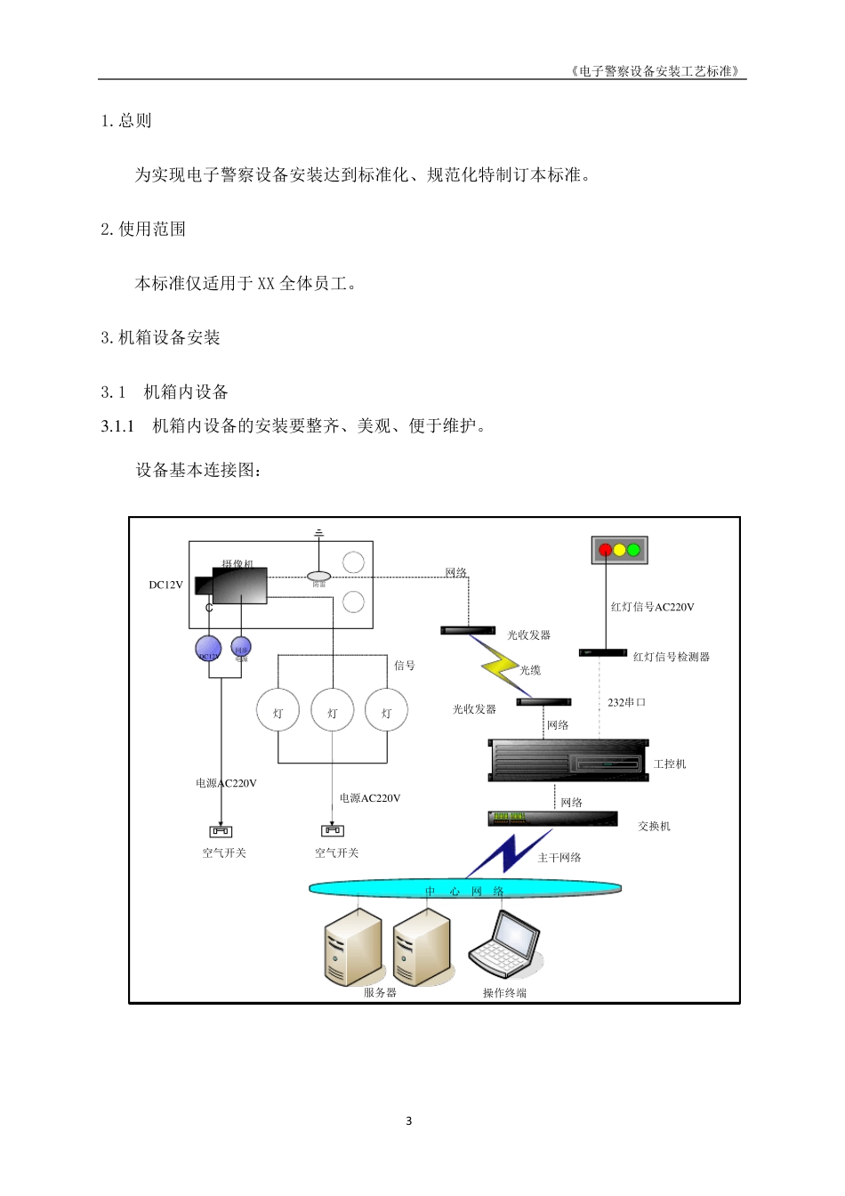 电子警察设备安装工艺标准_第3页