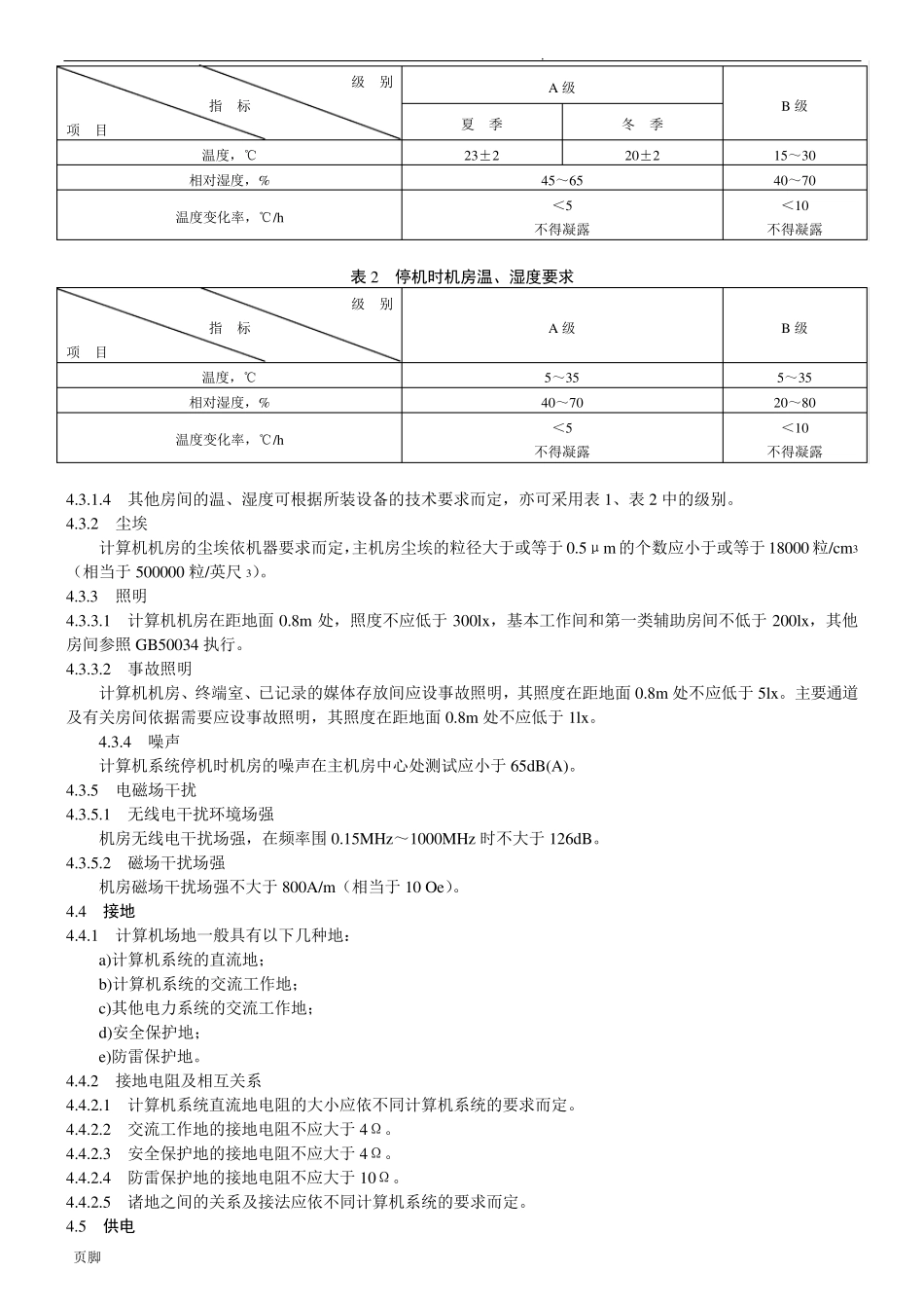 电子计算机场地通用规范(GBT2887—2000)_第3页