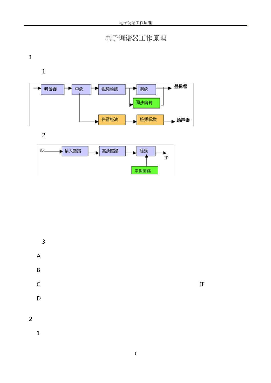电子调谐器工作原理_第1页