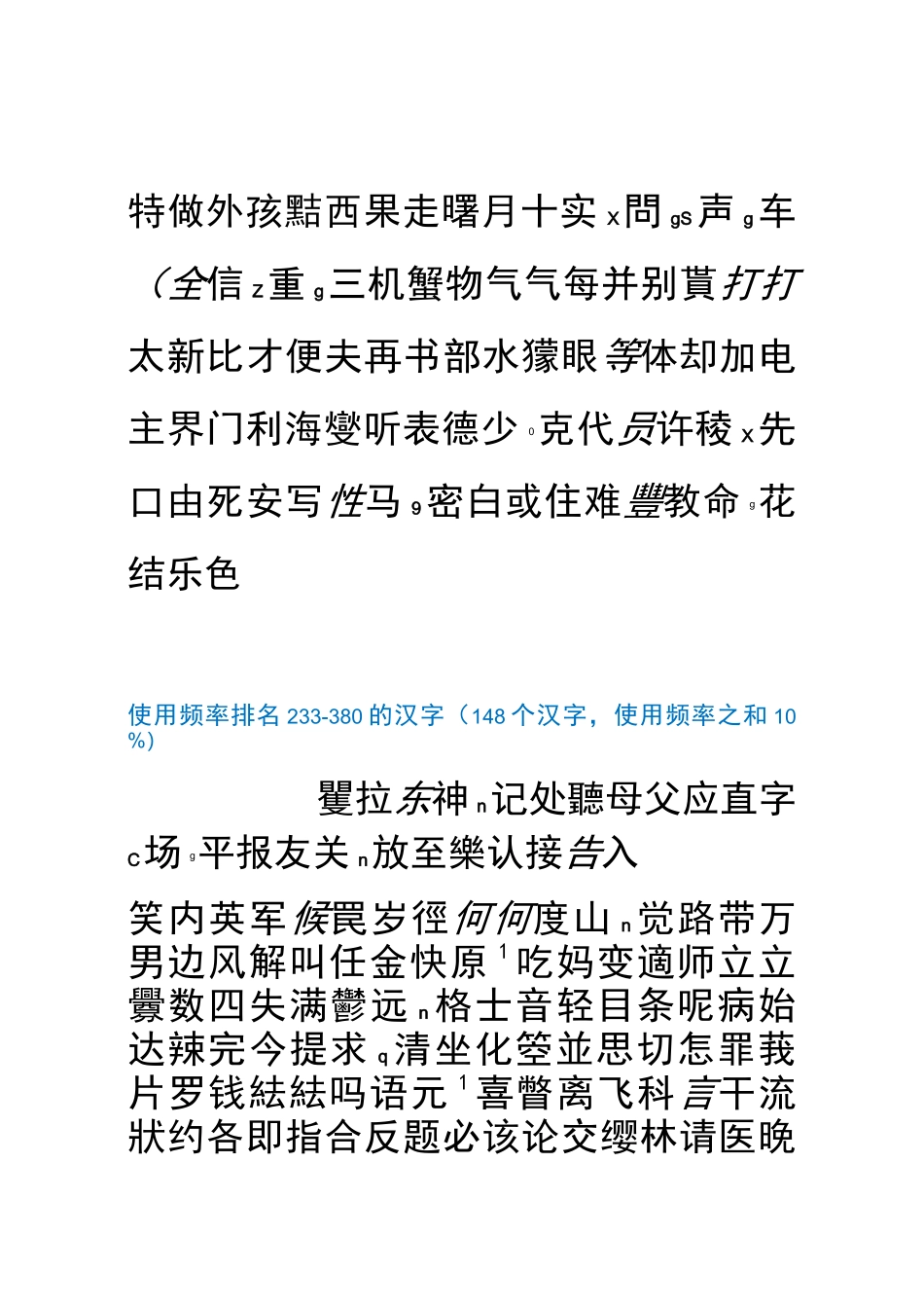 1000个最常用汉字使用频率排名_第3页