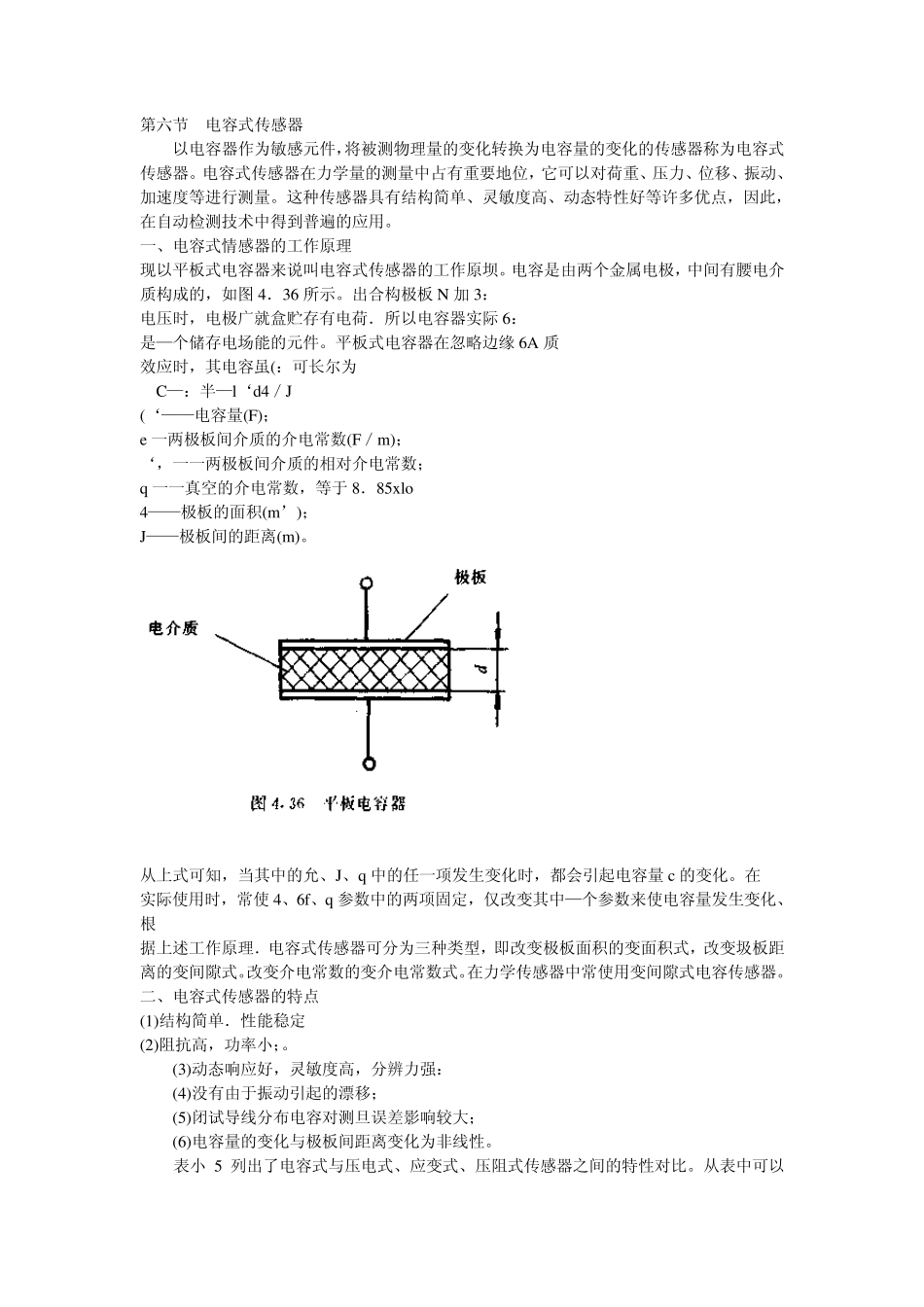 电容传感器(传感器工作原理及应用实例)_第1页