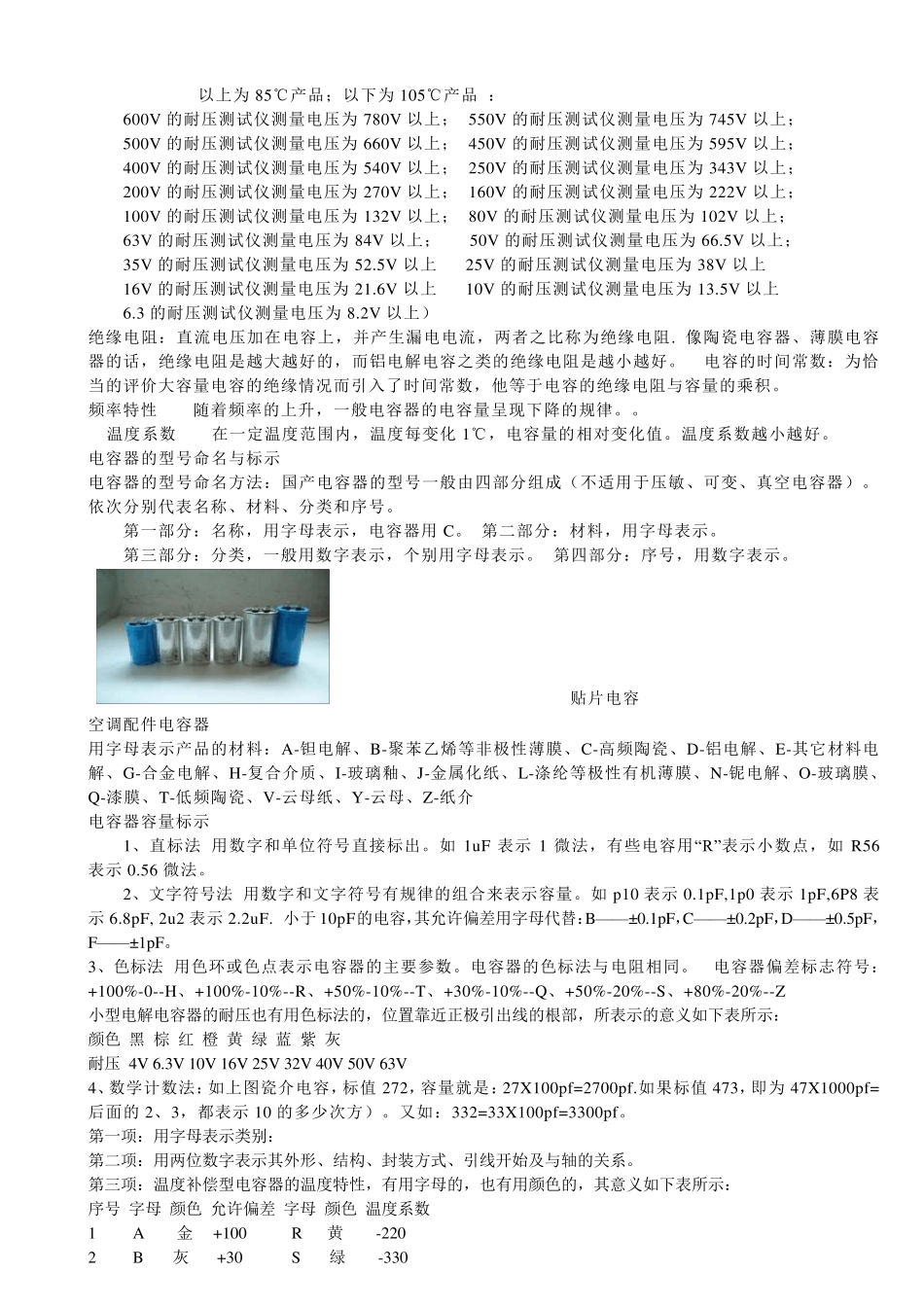 电容器参数大全_第2页