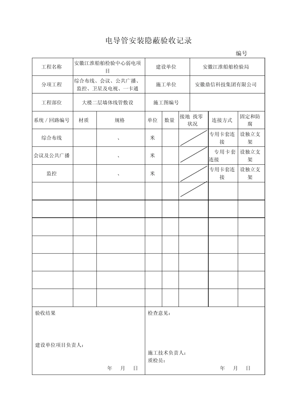 电导管安装隐蔽验收记录_第3页